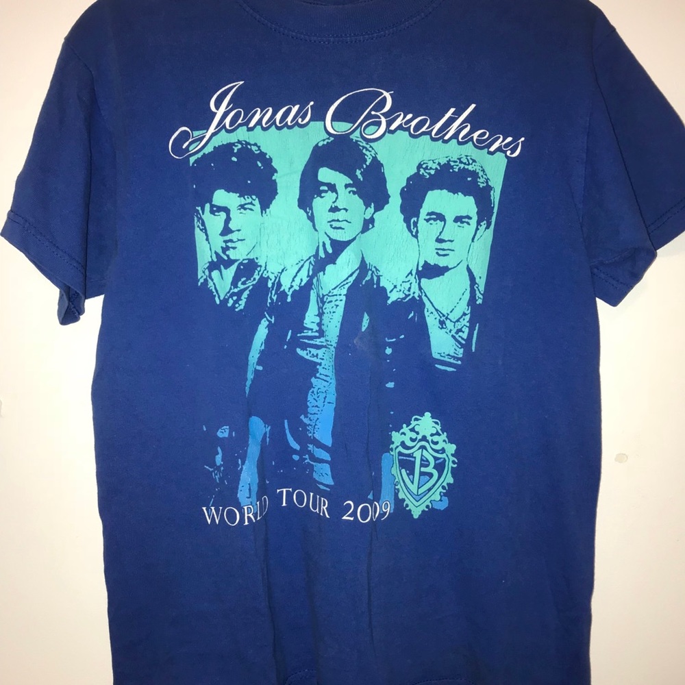 Jonas Brothers 2009 world tour merch tee